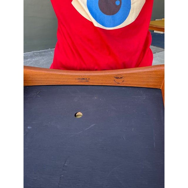 Vintage MCM Niels Koefoed Teak “Eva” Dining Chairs - Set of 6 For Sale - Image 12 of 12