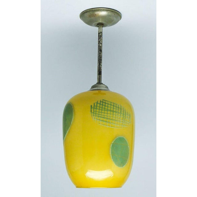 Pop Art Pendant Lamp, Poland, 1950s For Sale - Image 6 of 6