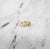 Oval Blue Topaz Solitaire Ring 14k Yellow Gold, Size 6 For Sale - Image 4 of 5