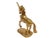Vintage Brass Unicorn Horse Figurine Model For Sale - Image 4 of 5