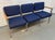 Mid 20th Century Mid-Century Vintage Chrome Three Seat Airport Bench For Sale - Image 5 of 14