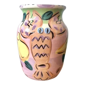 Vintage 1980s Susan Painter Studio Pottery Lobster Vase