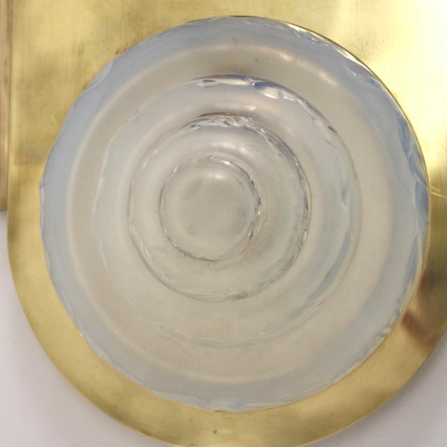 Gold Wall Lights attributed to Atelier Petitot, 1930s, Set of 2 For Sale - Image 8 of 13