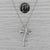 Modern 0.50ctw Diamond Stylized Cross Pendant Necklace 14k White Gold 18" Rope Chain For Sale - Image 3 of 6