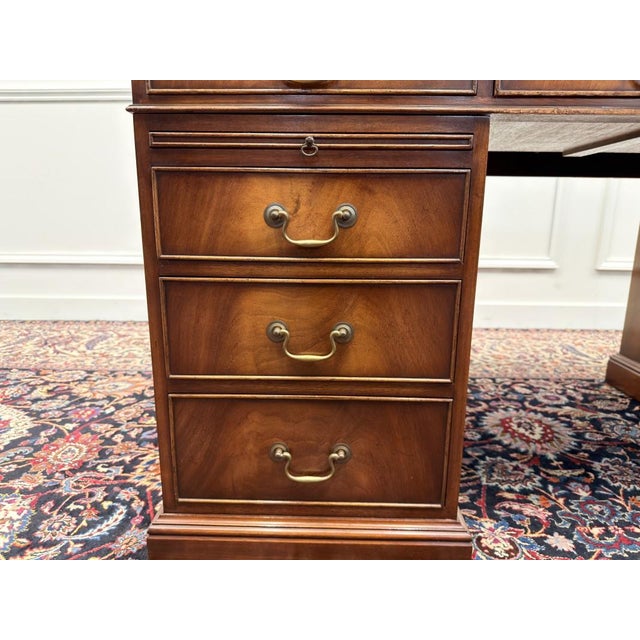 English Desk with Black Inlay For Sale - Image 12 of 18