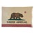Textile Large Genuine Vintage Cotton California Republic Bear Flag For Sale - Image 7 of 7