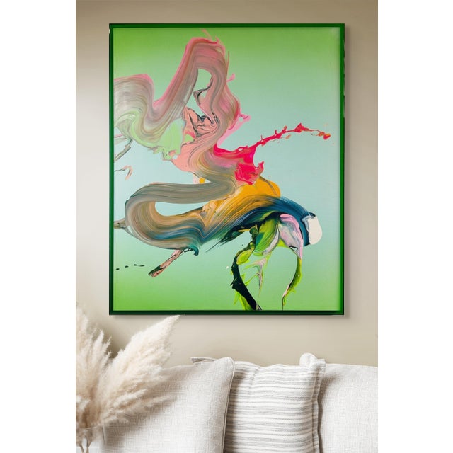 Nikolaos Schizas Contemporary Abstract Acrylic on Canvas "I Do Know" by Nikolaos Schizas For Sale - Image 4 of 6