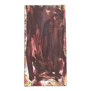 Vintage Early 21st Century Russell Christoffersen Abstract on Canvas Over Decoupage