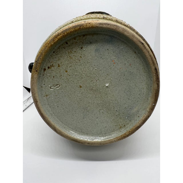 Late 19th Century Antique Whites Utica Salt Glazed Jug For Sale In Jacksonville, FL - Image 6 of 8