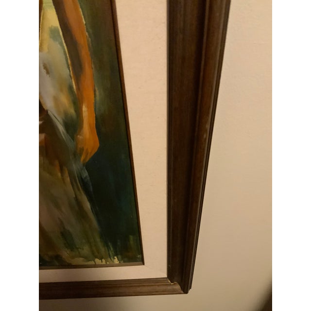 2004 Fernando Fraga Original Signed Oil Painting “Mujer Latina Iv” For Sale - Image 10 of 11