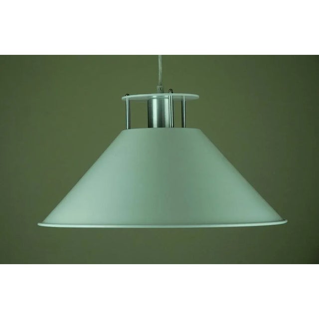 White C.F. Møller Pendant Lamp by C.F. Møller Architects for Nordisk Solar Compagni, Denmark, 1980s For Sale - Image 8 of 12