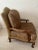 French Ethan Allen Wide Carved Bergere French Louis XV Style Harris Chair Excellent Condition For Sale - Image 3 of 16