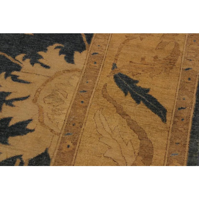 1970s 1970’s Shabby Chic Vintage Ziegler Wool Rug -9'10 X 13'6 For Sale In New York - Image 6 of 9