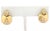 Contemporary Movado Diamonds 18k Yellow Gold Dangle Earrings, 2 Pieces For Sale - Image 3 of 6