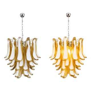 Italian Murano Chandeliers, 1970s, Set of 2 For Sale
