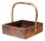 Early 20th Century Rustic Chinese Bent Handle Merchant's Tray For Sale
