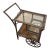 Early 20th Century Heywood Wakefield Wicker Victorian Tea/Bar Cart For Sale