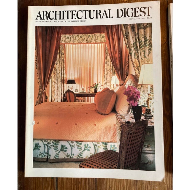 Lot of 6 Vintage Architectural Digest Magazines from 1981-1982 These are in excellent condition. The architecture, design,...