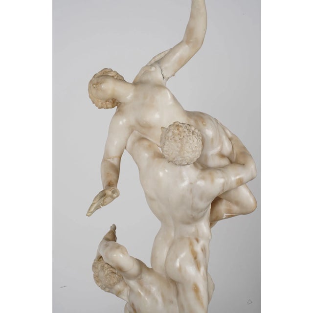 Italian Carved Marble Sculpture Depicting "The Abduction of the Sabine Women" After Giambologna For Sale In Los Angeles - Image 6 of 10