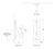 Visual Comfort Chapman & Myers for Visual Comfort Signature Mykonos Medium Sconce in Gilded Iron For Sale - Image 4 of 4