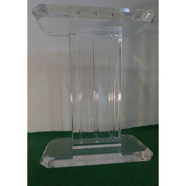 2000 - 2009 Sculptural Base for Acrylic Glass Table, Italy, 2000 For Sale - Image 5 of 12