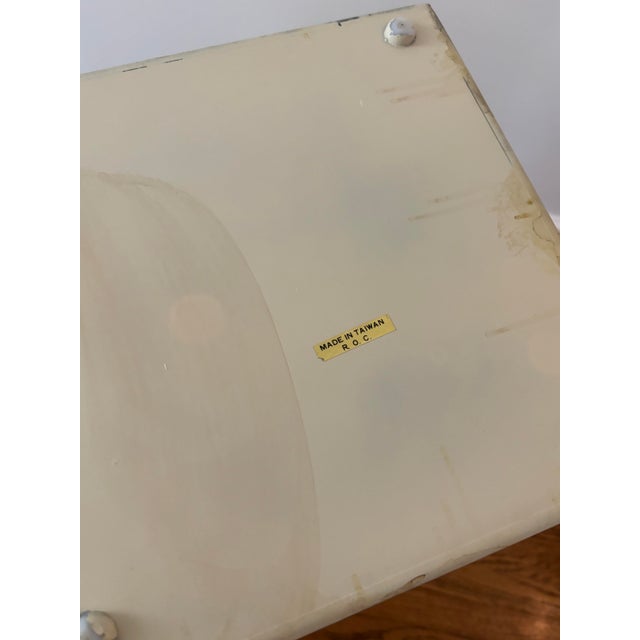 Wood Post Modern 1970’s 1980’s Faux Marble Stone Laminated Plant or Art Display Stand 30” Tall For Sale - Image 7 of 10