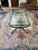 Metal Contemporary Table With Beveled Glass For Sale - Image 7 of 16