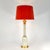 Gino Cenedese 1950s Opaline Table Lamp by Cenedese Murano For Sale - Image 4 of 17