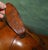 Animal Skin English Omersa Brown Leather Ottoman For Sale - Image 7 of 11