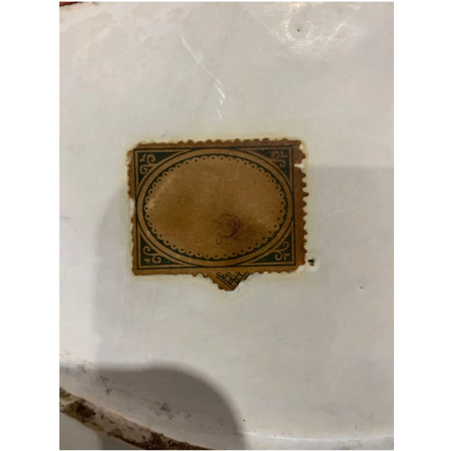 White 18th-19th Century Polychrome Delft Platter For Sale - Image 8 of 9