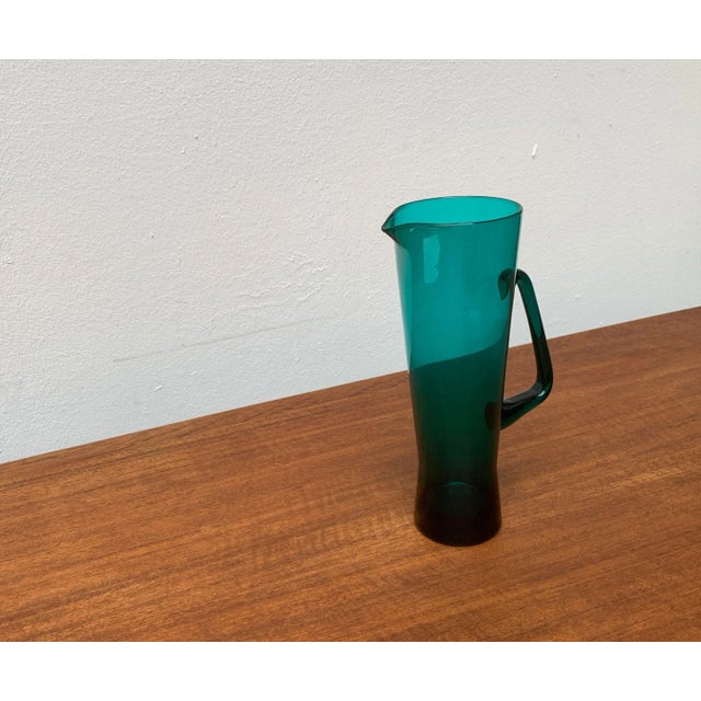 Mid-Century Glass Carafe Jug from Weitz For Sale - Image 11 of 18