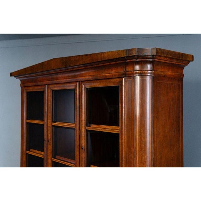 Brown Vintage Display Bookcase, 1890s-1910s For Sale - Image 8 of 18