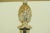 1990s 1990s Pine Cone Top Brass Column Lamp W/ Shade For Sale - Image 5 of 8