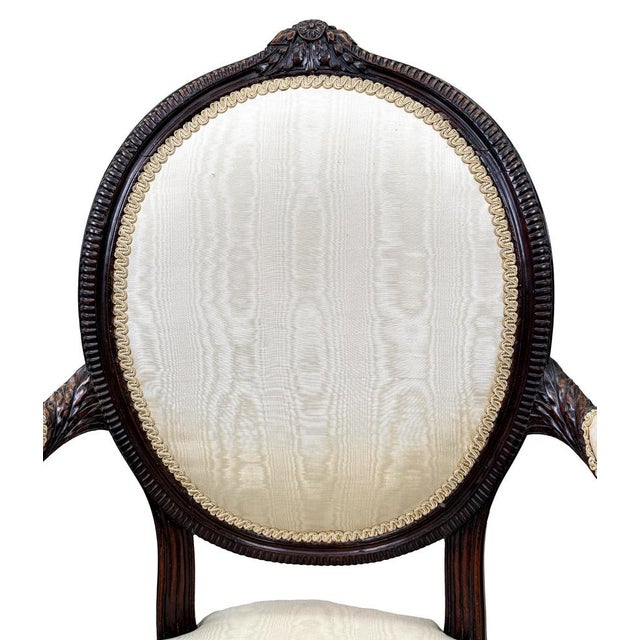 Georgian English Mahogany Salon Chair, 1780 For Sale - Image 16 of 18