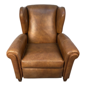 Late 20th Century Wing-Backed Reclining Lounge Chair