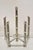 Vintage Hollywood Regency Silver Plated Chrome Faux Bamboo Candlesticks - A Pair For Sale In Philadelphia - Image 6 of 11