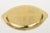 Vintage Brass Oval Tray With Shell and Braided Design Barware For Sale - Image 11 of 11