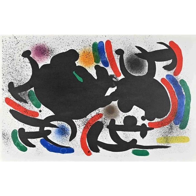 Modern Joan Miró, Lithographe I, Plate VII, Lithograph, 1972 For Sale - Image 3 of 3