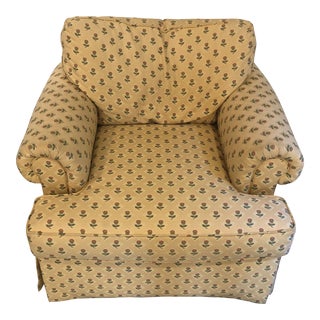 Baker Furniture English Club Chair For Sale