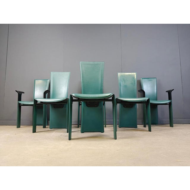 Vintage Dining Chairs attributed to Pietro Costantini, 1980s, Set of 6 For Sale - Image 9 of 12