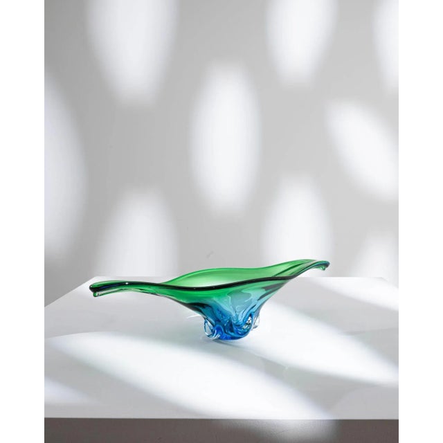 Vintage Italian Glass Plateau For Sale In Greensboro - Image 6 of 9