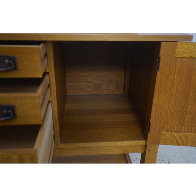 2000 - 2009 Stickley Mission Oak Arts and Crafts Sideboard For Sale - Image 5 of 18