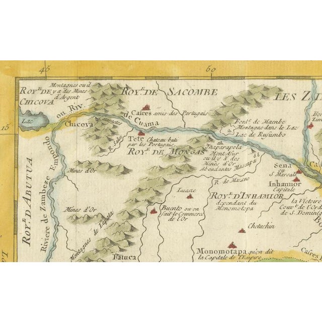 Monomotapa Empire Map, 1740 For Sale - Image 4 of 10