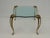 Rococo 1970s Brass and Glass Coffee Table Manner of Maison Jansen For Sale - Image 3 of 12