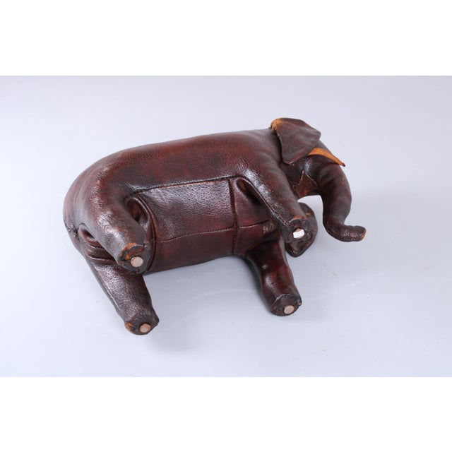 Vintage Leather Elephant attributed to Dimitri Omersa for Abercrombie & Fitch, 1905 For Sale - Image 17 of 18