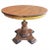 American Classical Style Solid Pine and Brass Pedestal Center Table For Sale In Washington DC - Image 6 of 7