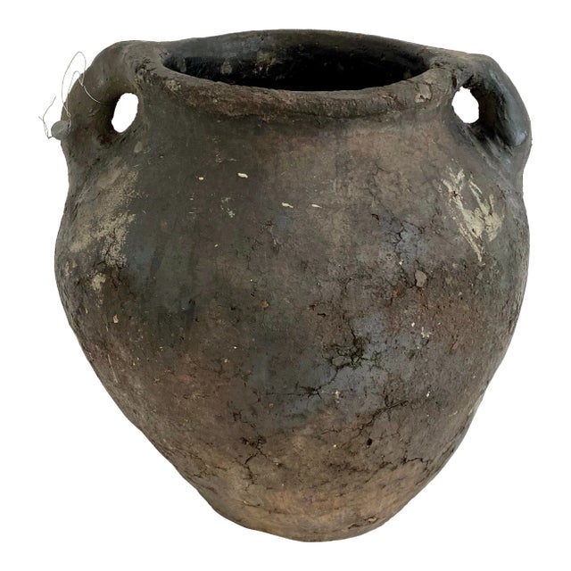 Antique Turkish Yoghurt Pottery Vessel For Sale