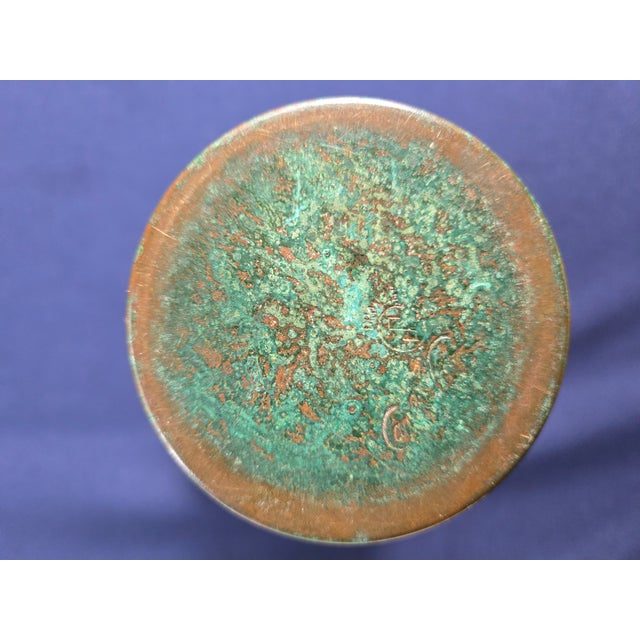 Metal 1920s Carl Sørensen Art Deco Vase For Sale - Image 7 of 8