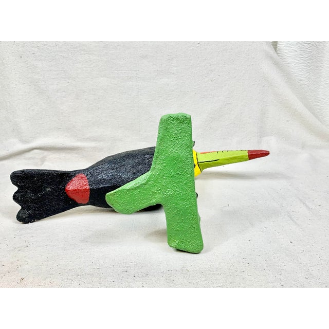 Vintage Papier-Mâché Toucan Bird For Sale In New Orleans - Image 6 of 11
