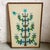 Large Vintage Blue Tulip Tree of Life Crewel Embroidery Bird Butterfly MCM Danish Modern For Sale In Baltimore - Image 6 of 8